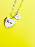 Nino Necklace, Stainless Steel Nino Jewelry, Christmas Gifts for Nino, D117