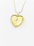 Locket Gold Heart Necklace, D543