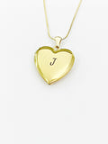 Locket Gold Heart Necklace, D543
