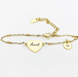 Aunt Heart Bracelet, D316
