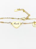 Aunt Bracelet, Aunt Jewelry, Aunt Gift, D316