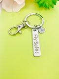 Fly Safe Charm Keychain, D528A