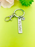 Fly Safe Charm Keychain, D528A