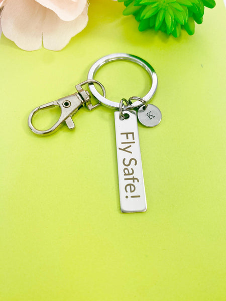 Fly Safe Charm Keychain, D528A