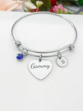 Gammy Bracelet, Stainless Steel Gammy Jewelry, Best Christmas Gammy Gifts, D552