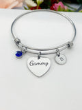 Gammy Bracelet, Stainless Steel Gammy Jewelry, Best Christmas Gammy Gifts, D552