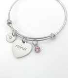 Nina Bracelet, Nina Jewelry, Best Christmas Gift for Nina, D361