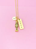 Nutcracker Soldier Christmas Ballet Charm Necklace, Gold or Silver Option, D560