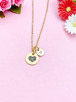Aries Charm Necklace, Aries Ram, Silver or Gold Option, D479A