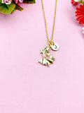 Goldfish Charm Gold Necklace, Fish Charm, N2200B