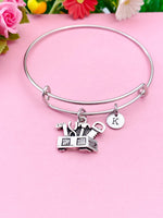 Tools Box Charm Silver Bracelet, N693
