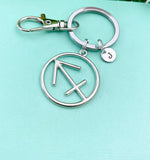 Sagittarius Charm Keychain, Arrow Charm Keychain, N6068