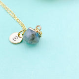 Labradorite Necklace, Natural Gemstone Jewelry N2807