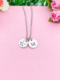 Golf Necklace, Silver or Gold, D388