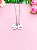 Golf Necklace, Silver or Gold, D388