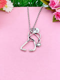 Stethoscope Charm Necklace, N2228