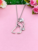 Stethoscope Charm Necklace, N2228