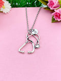 Stethoscope Charm Necklace, N2228