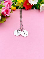 Silver Lacrosse Necklace Bracelet Keychain Optional Best Christmas Gifts, Personalized Customized Monogram Jewelry D231
