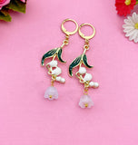 Lily of the Valley Charm Silver Earrings, N6072