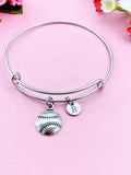 Softball Bracelet, Silver Softball Charm, Softball Mom Gift, Baseball Bracelet, Baseball Charm, Sport Gift, Personalized Gift, N1246