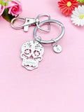 Sugar Skull Halloween Charm Keychain, N144E