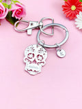 Sugar Skull Halloween Charm Keychain, N144E