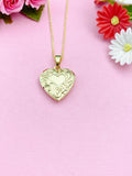 Heart Locket Necklace, N4221