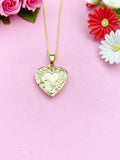 Heart Locket Necklace, N4221