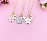 Flower Charm Gold Necklace, N1956M