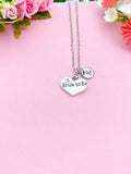 Bride to Be Charm Silver Necklace, N6078