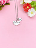 Bride to Be Charm Silver Necklace, N6078