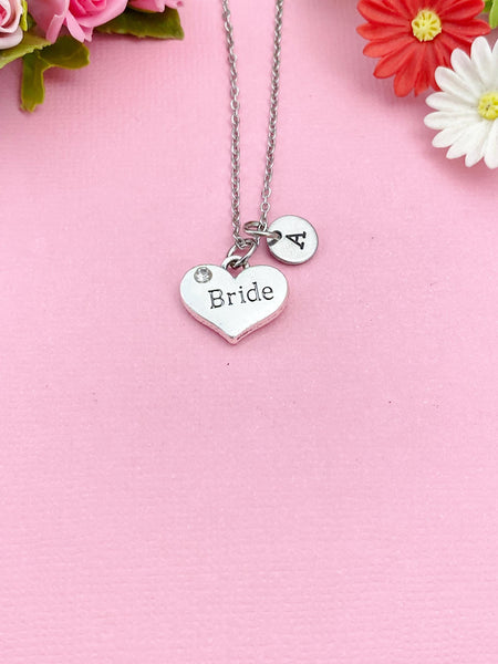 Bride Charm Silver Necklace, N6079A