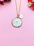 Dragon Fruit Slice Charm Necklace, Pitaya Slice Charm, Pitahaya, Strawberry Pear, Tropical Fruit Gifts, N6097