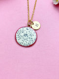 Dragon Fruit Slice Charm Necklace, Pitaya Slice Charm, Pitahaya, Strawberry Pear, Tropical Fruit Gifts, N6097