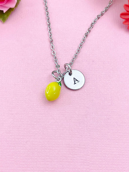 Lemon Charm Gold or Silver Necklace, N2973B