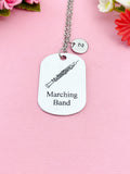 Oboe Charm Necklace or Keychain Gifts, D509