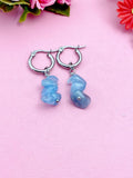 Aquamarine Earrings, Natural Gemstone Jewelry, N3972