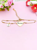 Ninang Bracelet, Gold Ninang Bracelet, Ninang Godmother Jewelry, Ninang Gift, D276A