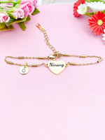Ninang Bracelet, Gold Ninang Bracelet, Ninang Godmother Jewelry, Ninang Gift, D276A