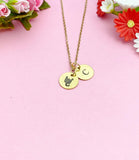 Scorpio Scorpion, Silver or Gold Scorpio Scorpion Charm Necklace, D483A