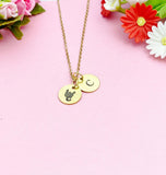 Scorpio Scorpion, Silver or Gold Scorpio Scorpion Charm Necklace, D483A