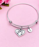 Physical Therapist Bracelet, PT Heart Charm, Physical Therapist Jewelry Gifts, N4572