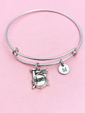 Drum Set Charm Bracelet, Music Instrument Charm, Music Gift, N4787A