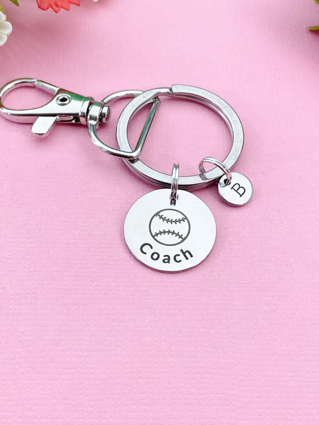 Softball Coach Keychain, Christmas Gifts for Softball Coach, D131