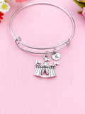 Circus Tent Charm Bracelet, Summer, Festival, Fair, N1949
