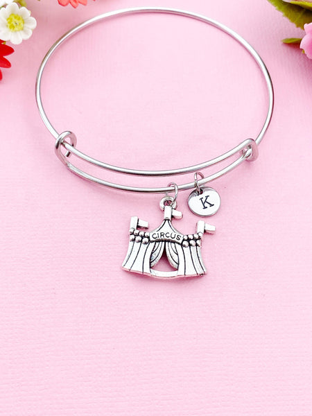 Circus Tent Charm Bracelet, Summer, Festival, Fair, N1949