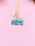 Bus Van Car Charm Necklace, N1715