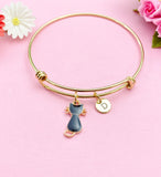 Cat Charm Bracelet in Gold, N1029A
