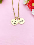 Gold Golf Necklace, Golf Gifts, Golf Team Gifts, D248A